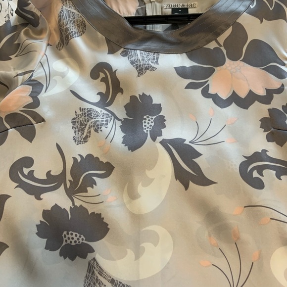 Beautiful floral 100% silk dress/ tunic - Picture 5 of 5